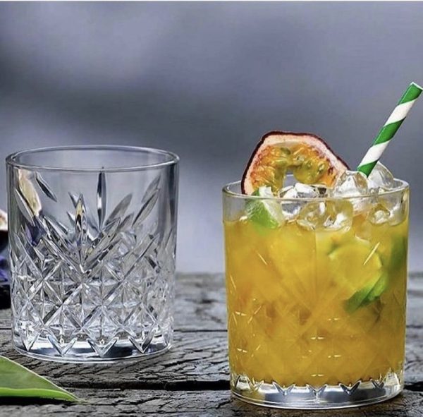 Pasabahce Timeless Milchgläser 4er Set - 470ml Konische Form