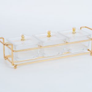 Snackschale im 3er Set weiss